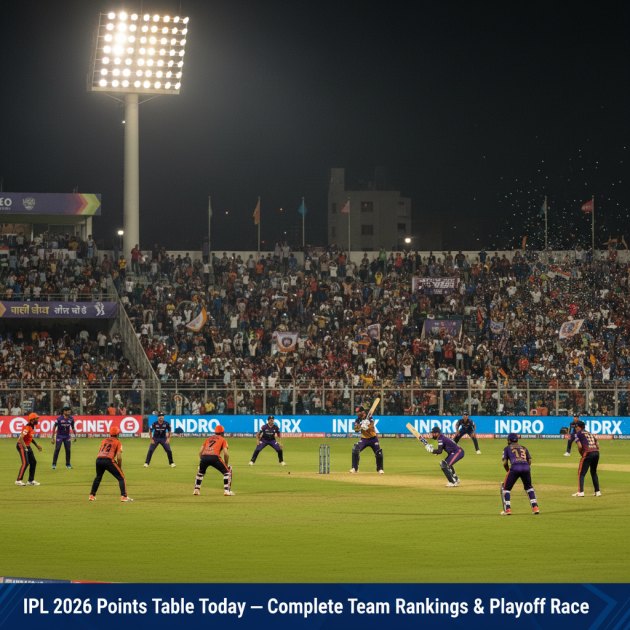 IPL 2026 Points Table Today: Live Standings &amp; Playoff Race Update — Cricket &amp; Sports — Trend Duniya
