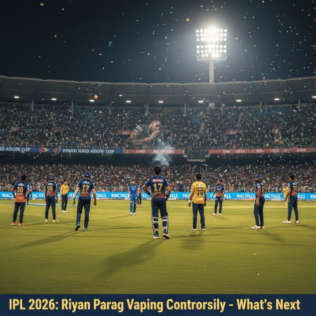 रियान पराग वेपिंग कंट्रोवर्सी: IPL 2026 पर BCCI का एक्शन और भविष्य? — Cricket/IPL — Trend Duniya