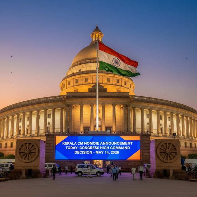 केरल सीएम उम्मीदवार घोषणा आज: कांग्रेस हाईकमान का फैसला - 14 मई 2026 — Politics &amp; Government — Trend Duniya