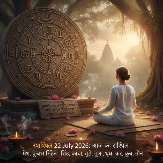 आज का राशिफल 22 July 2026 — सभी 12 राशियों का सम्पूर्ण भविष्यफल — Rashifal &amp; Astrology — Trend Duniya
