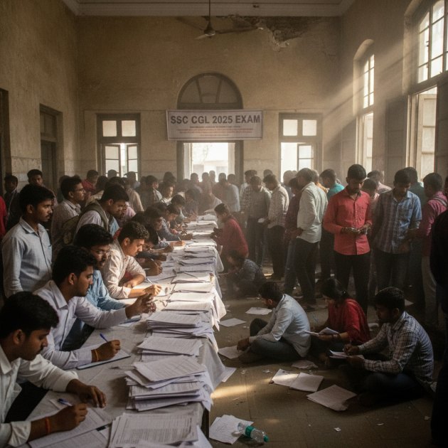 SSC CGL 2025: अव्यवस्था के बीच सरकारी नौकरी का संघर्ष — Sarkari Jobs &amp; Results — Trend Duniya