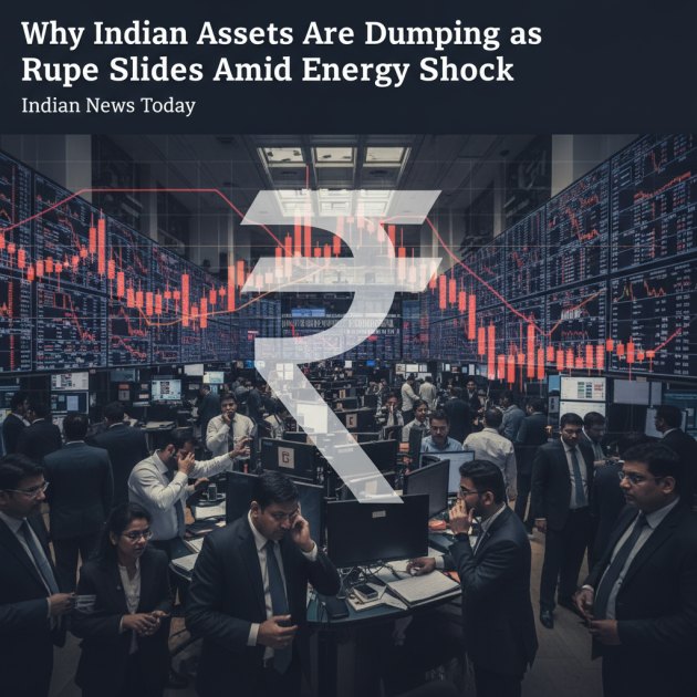 Indian Rupee Tumbles: Why Assets Are Dumping Amid Energy Shock — Finance &amp; Money — Trend Duniya